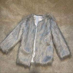 Goodnight Macaroon feather coat